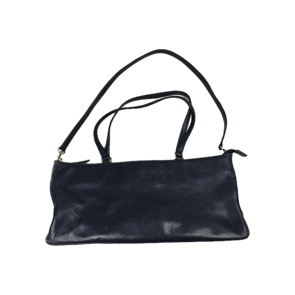 Preston & York Shoulder Bag Womens Pebbled Leather Zip‎ Purse Handbag Tote